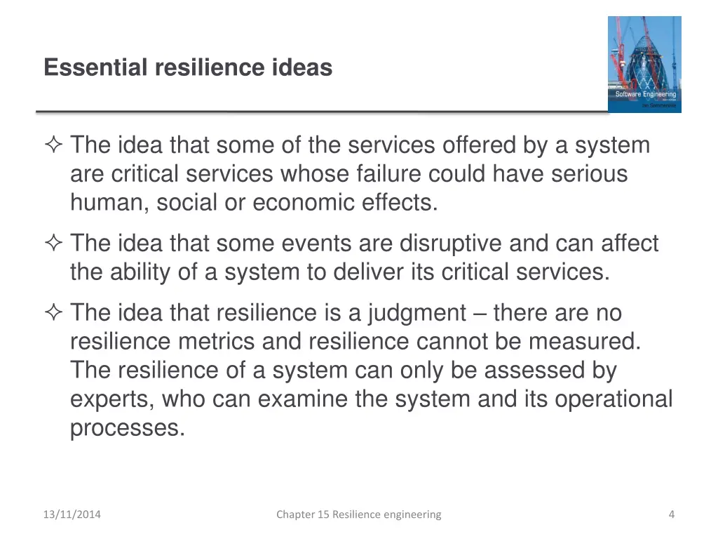 essential resilience ideas