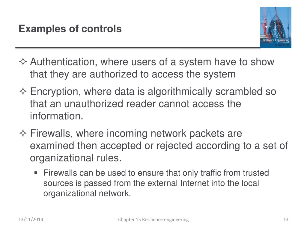 examples of controls