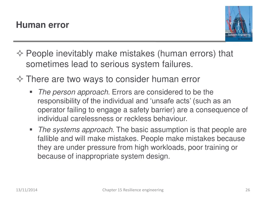 human error