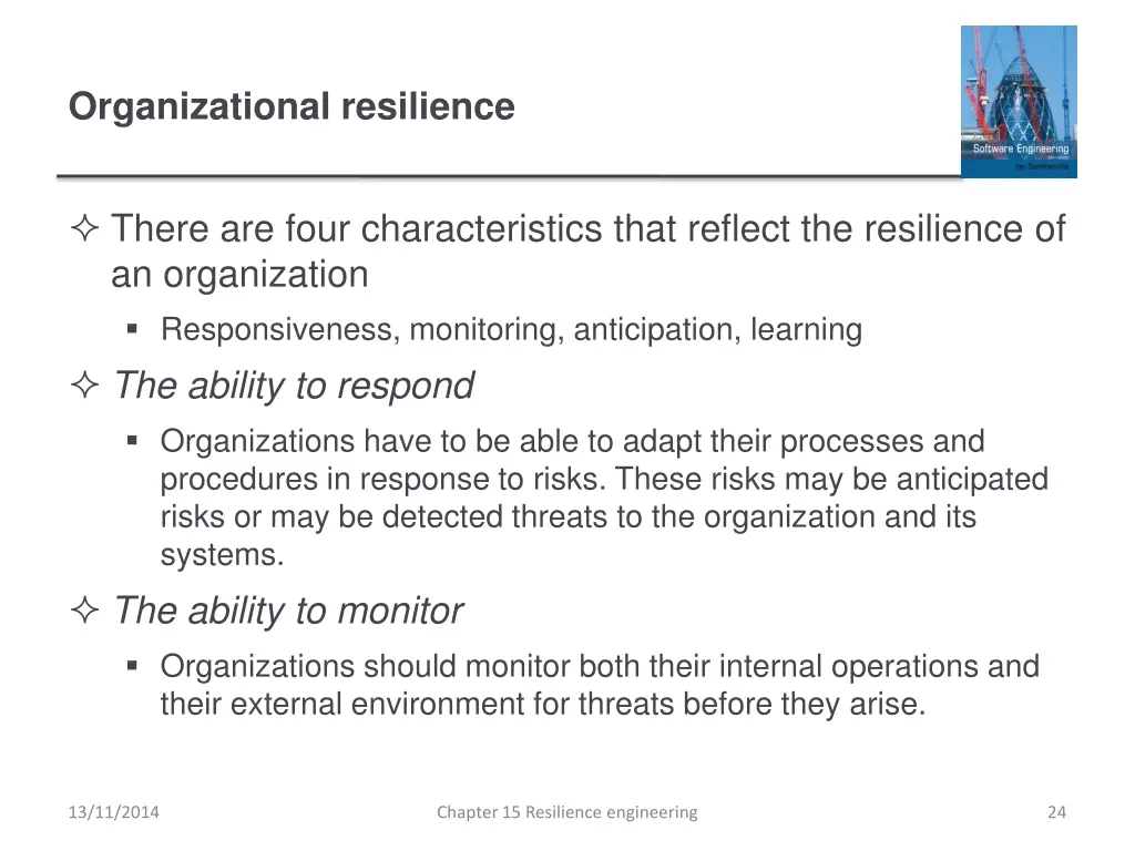 organizational resilience