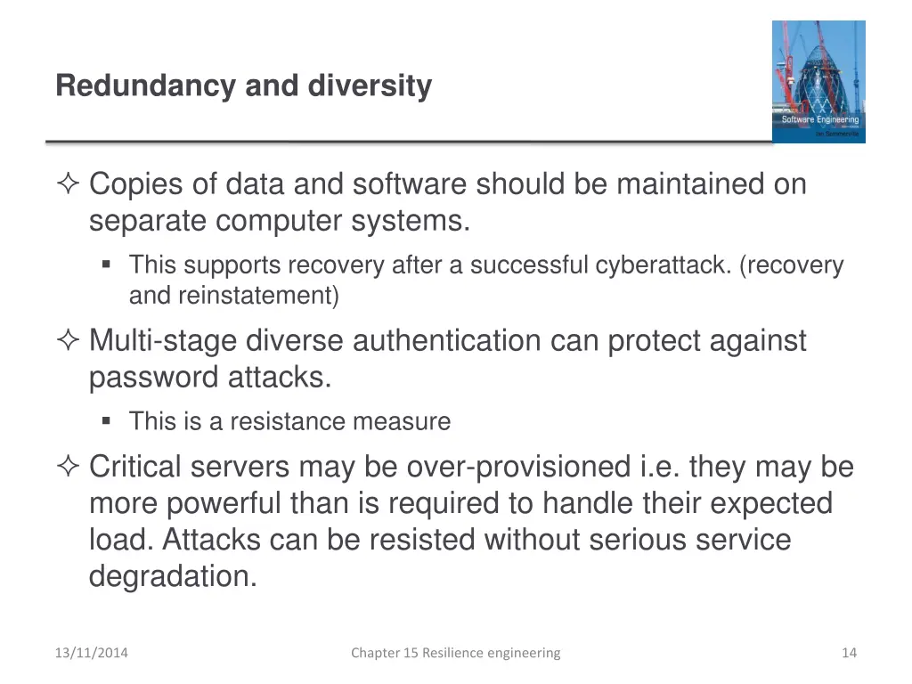 redundancy and diversity