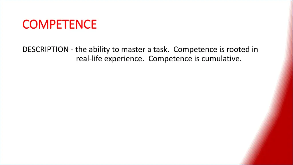 competence competence