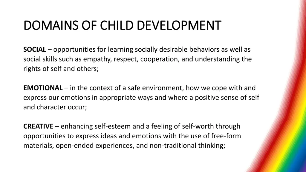 domains of child development domains of child 5