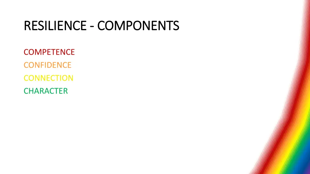 resilience resilience components components 3