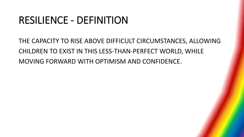 resilience resilience definition