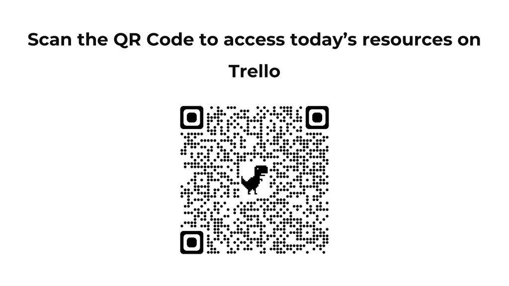 scan the qr code to access today s resources on 1