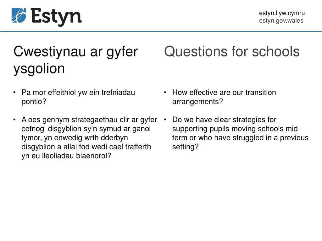 estyn llyw cymru estyn gov wales 10