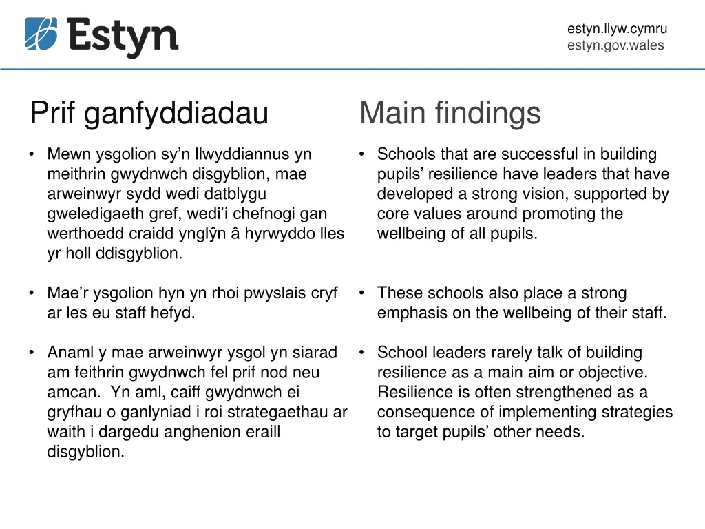 estyn llyw cymru estyn gov wales 2