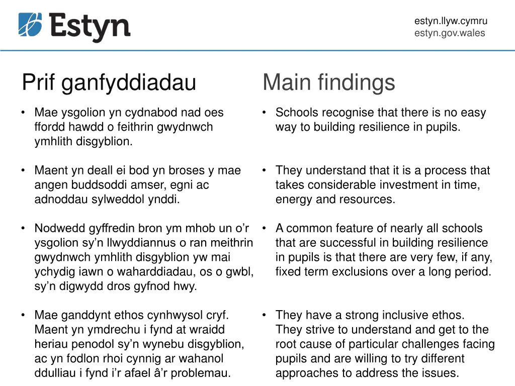 estyn llyw cymru estyn gov wales 3