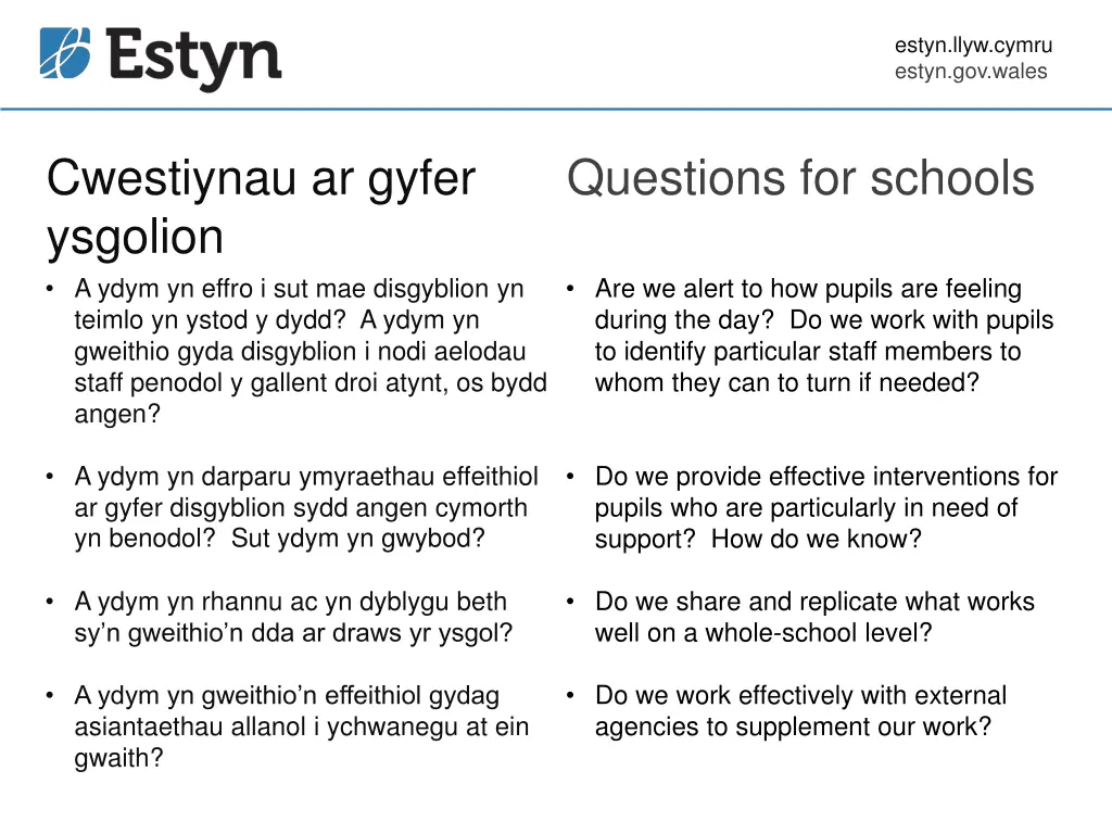 estyn llyw cymru estyn gov wales 8