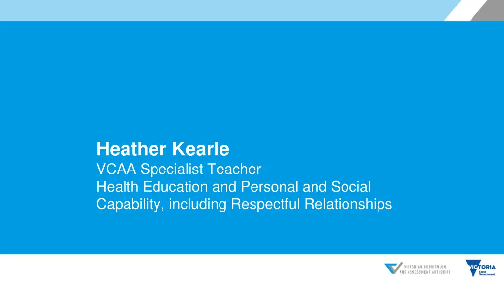 heather kearle vcaa specialist teacher health