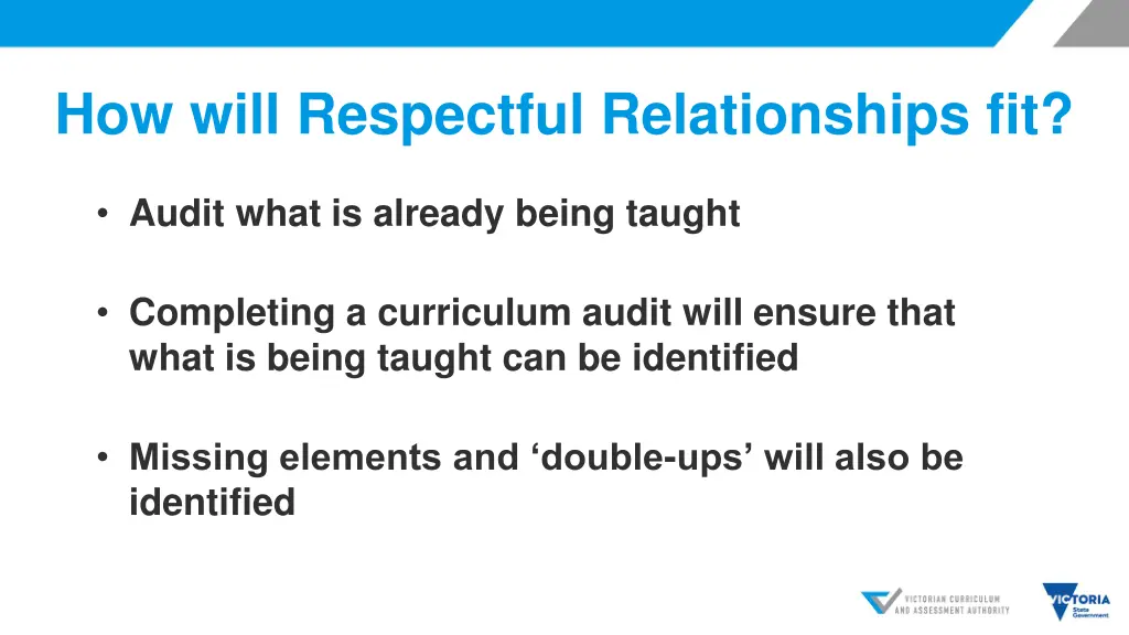 how will respectful relationships fit