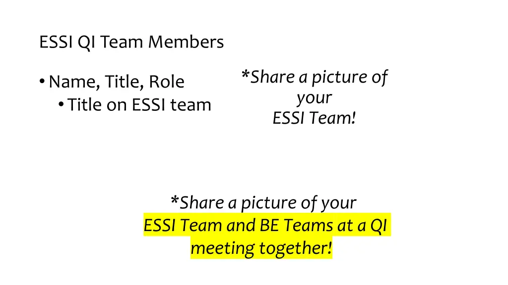 essi qi team members