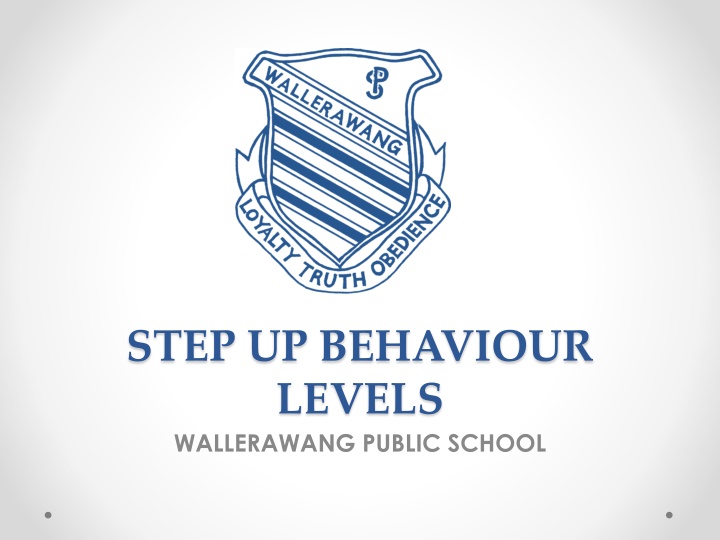 step up behaviour levels wallerawang public school