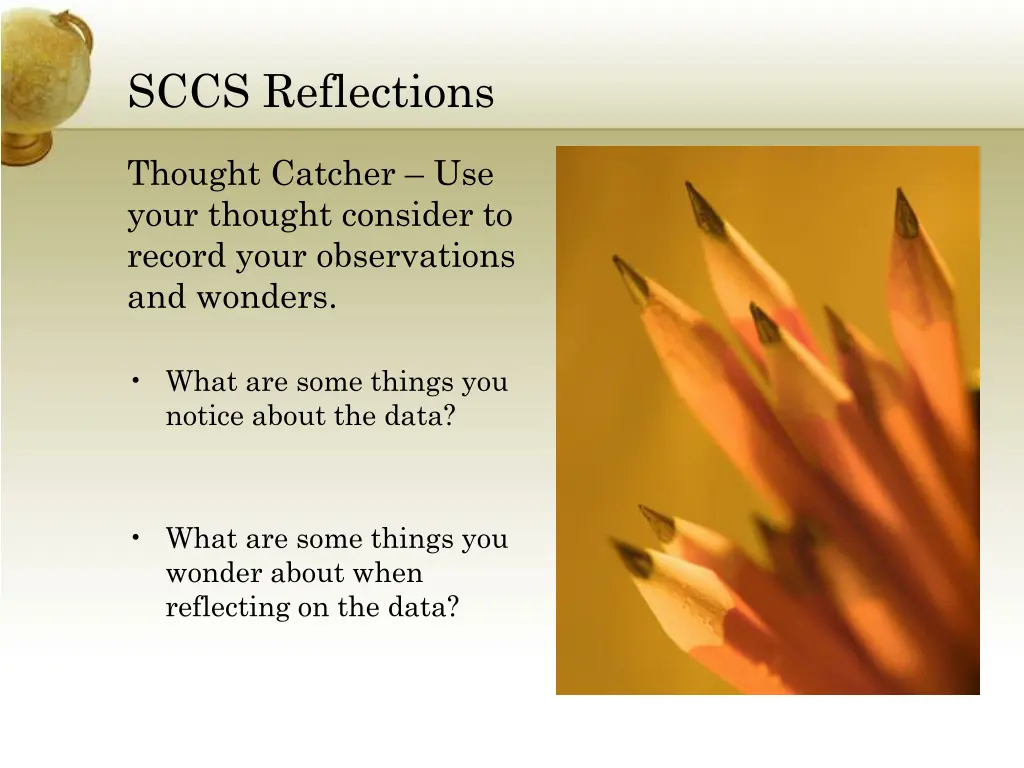 sccs reflections