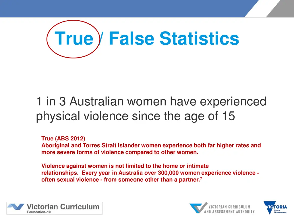 true false statistics 2