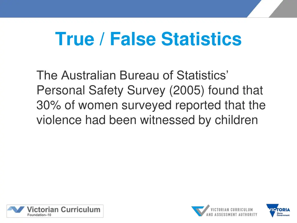 true false statistics 3