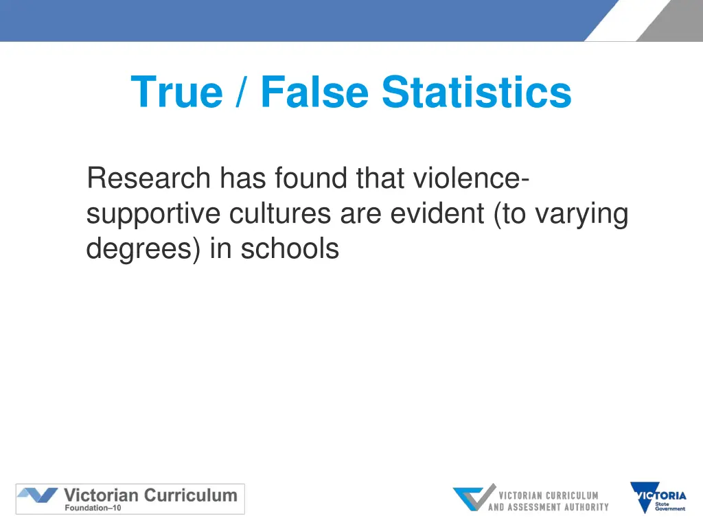 true false statistics 5