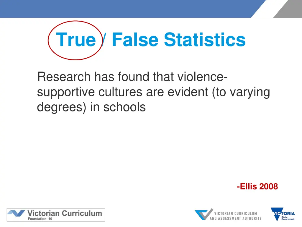 true false statistics 6