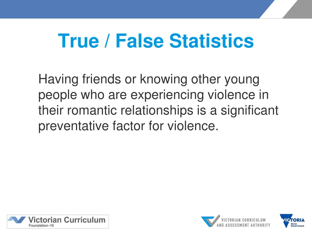 true false statistics 7