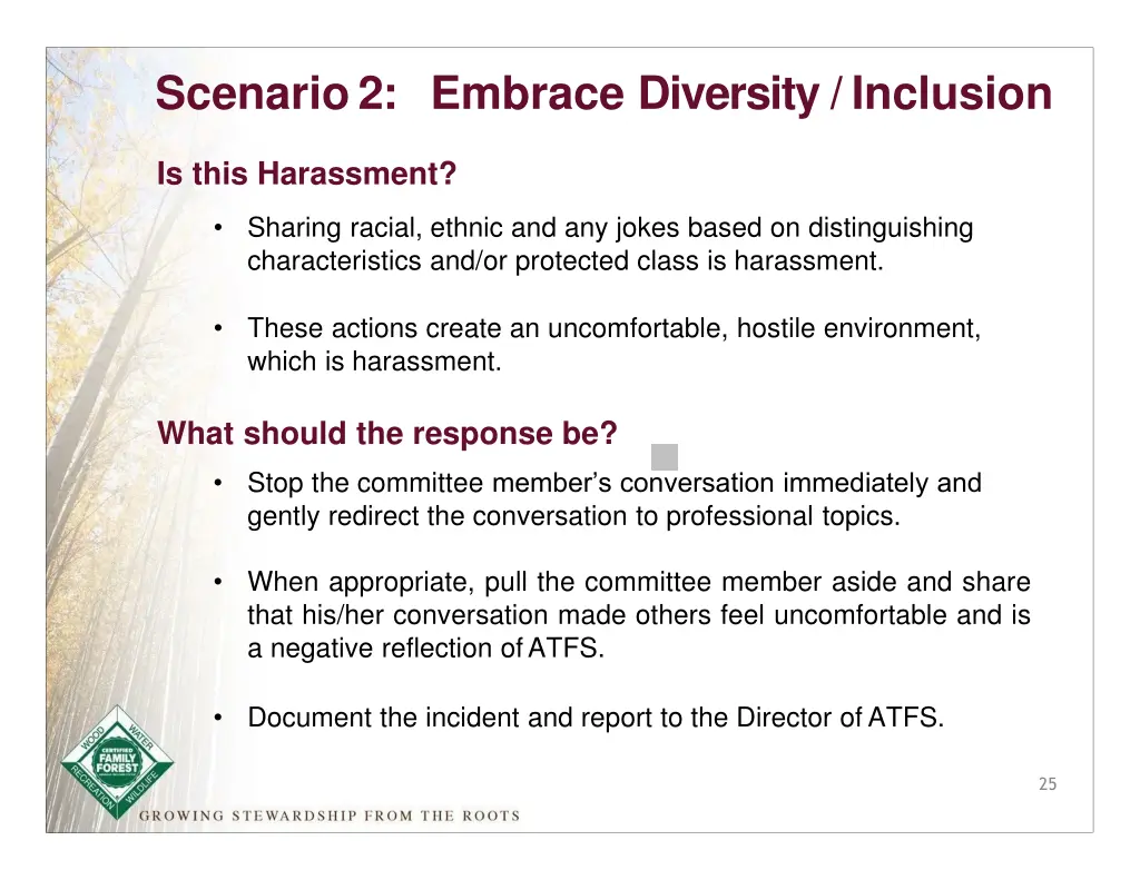 scenario 2 embrace diversity inclusion