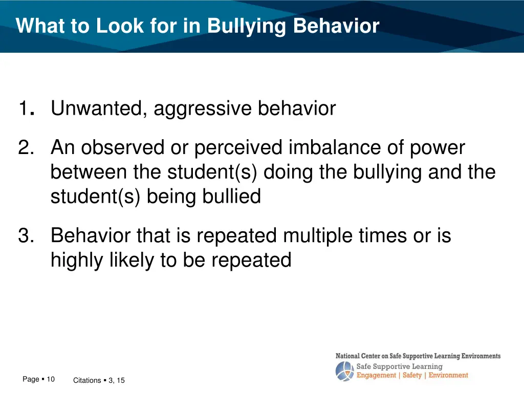 what to look for in bullying behavior