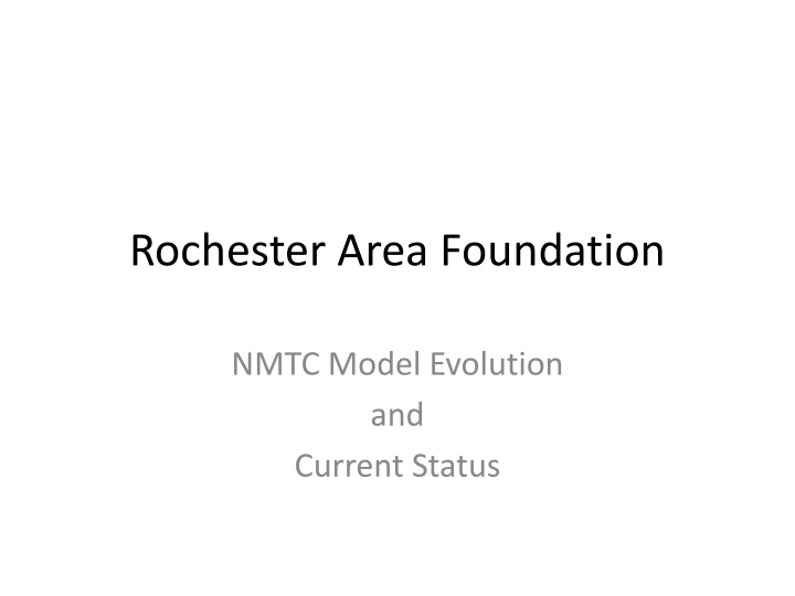 rochester area foundation