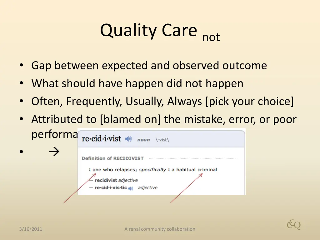 quality care not