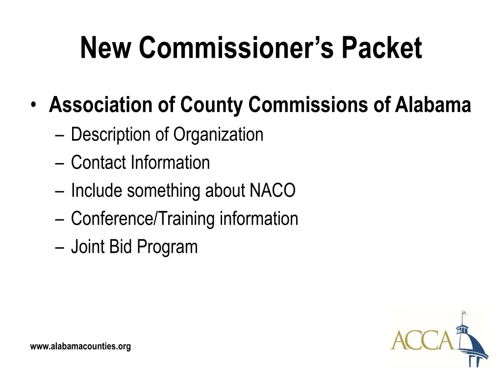 new commissioner s packet 13