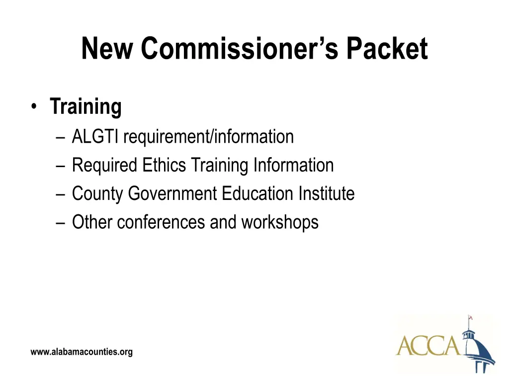 new commissioner s packet 14