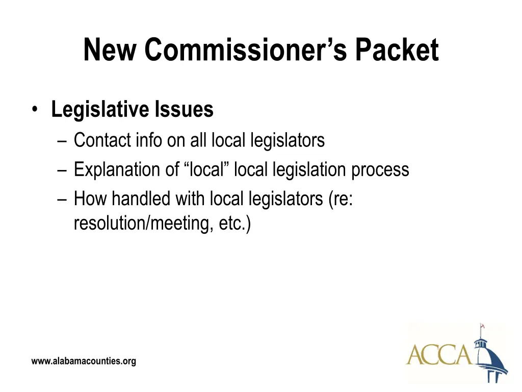 new commissioner s packet 15