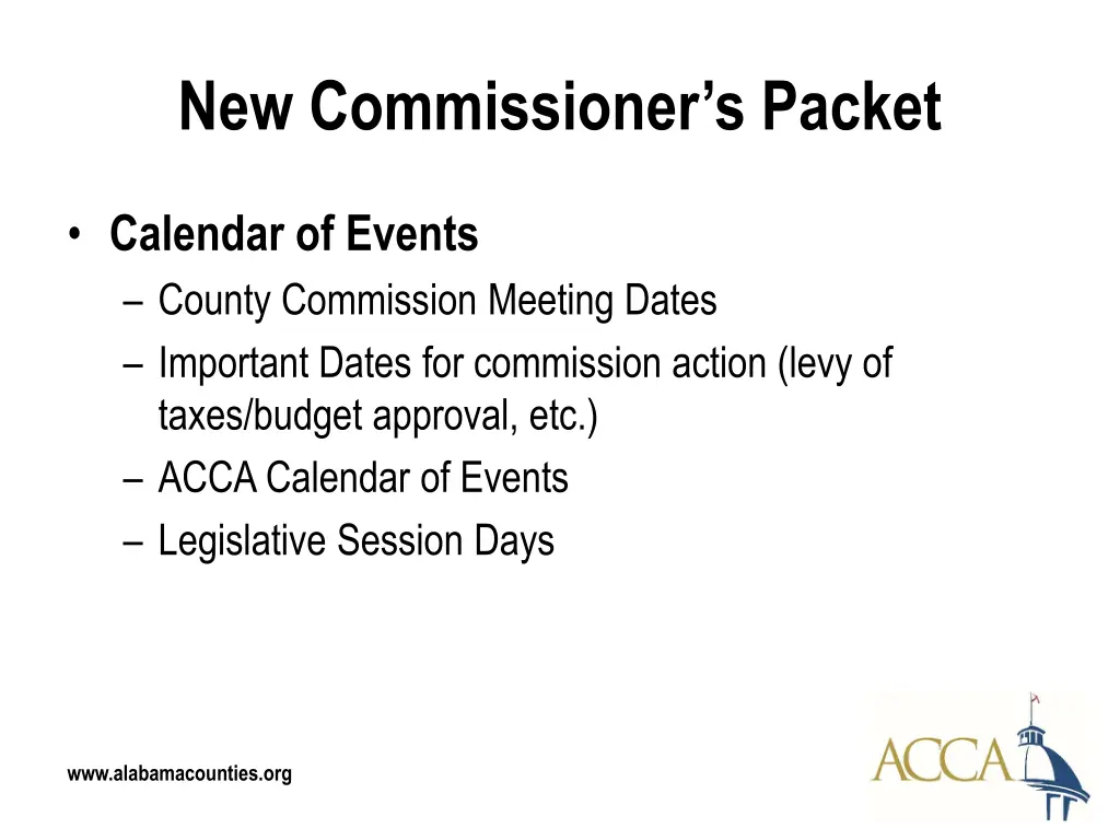 new commissioner s packet 16