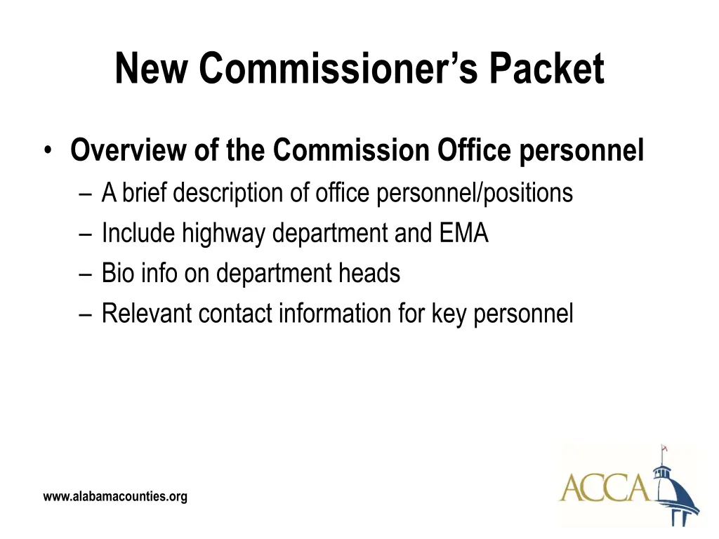 new commissioner s packet 2