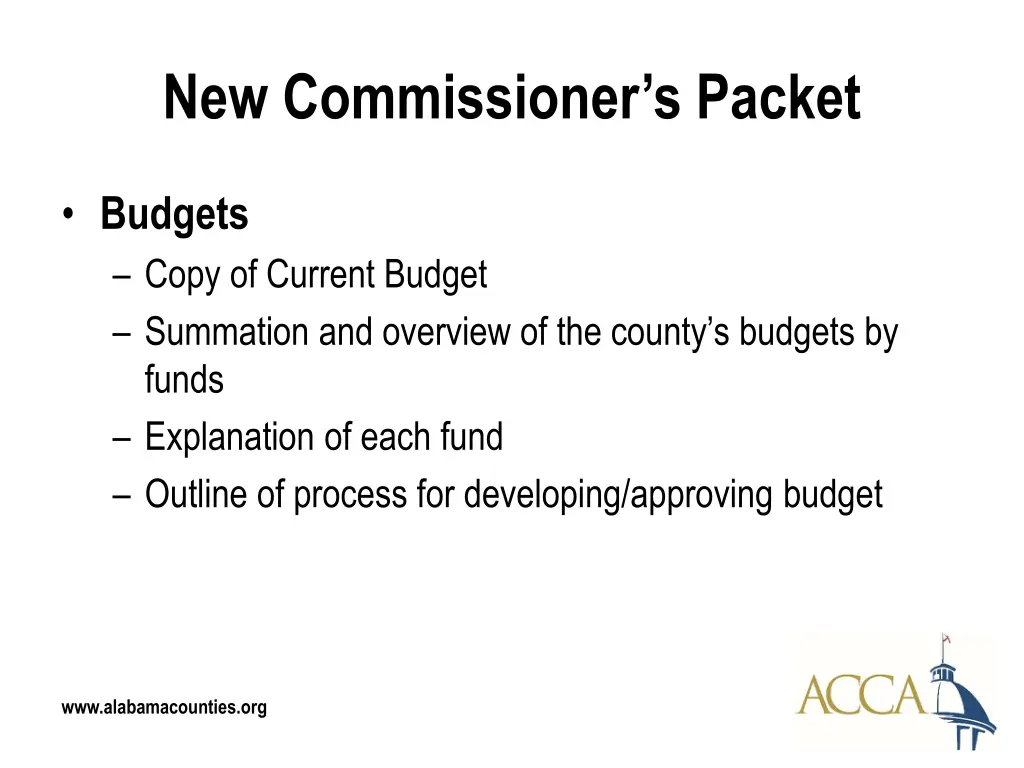 new commissioner s packet 8