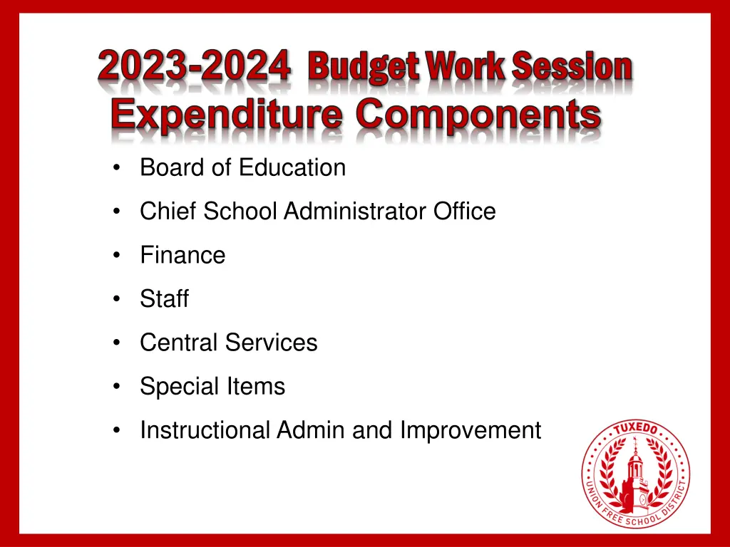 2023 2024 budget work session budget work session