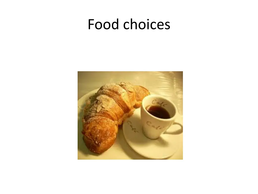 food choices 2