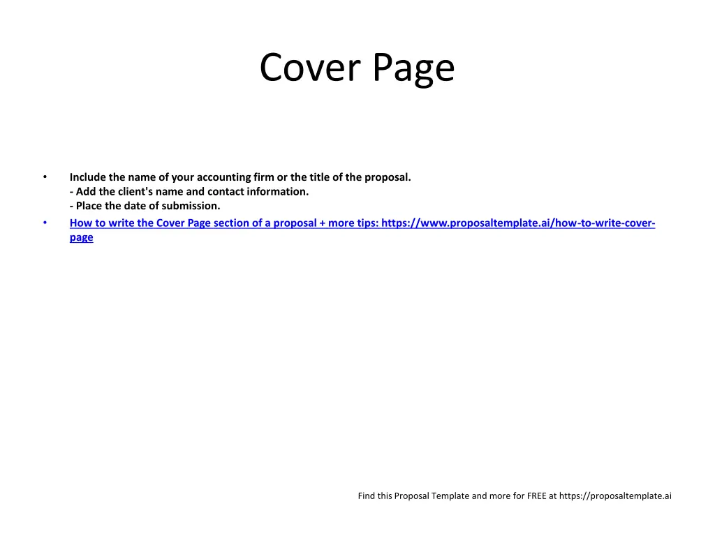 cover page