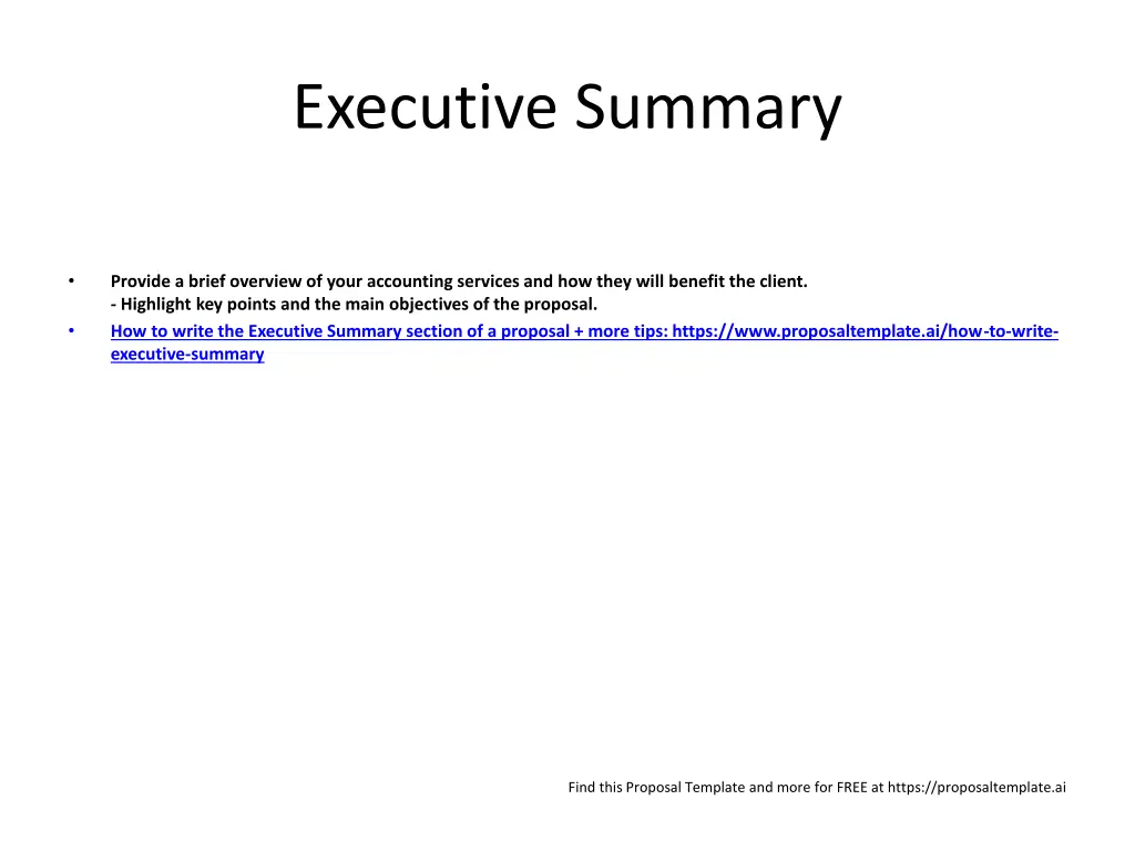 executive summary