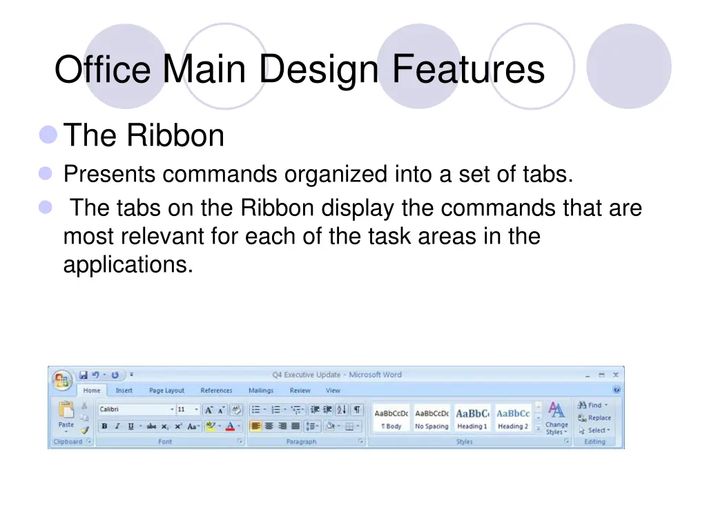 office main design features