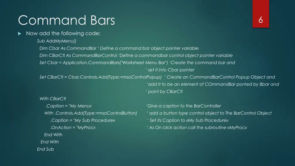 command bars 2