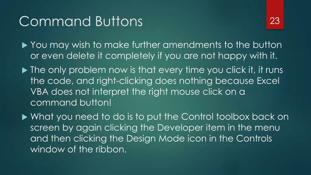 command buttons 4