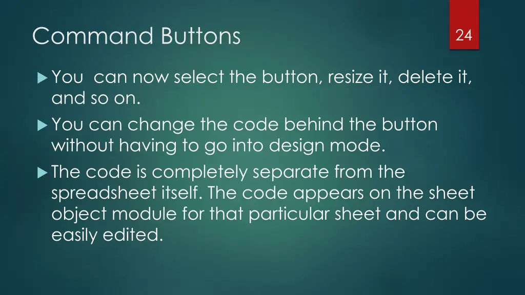 command buttons 5