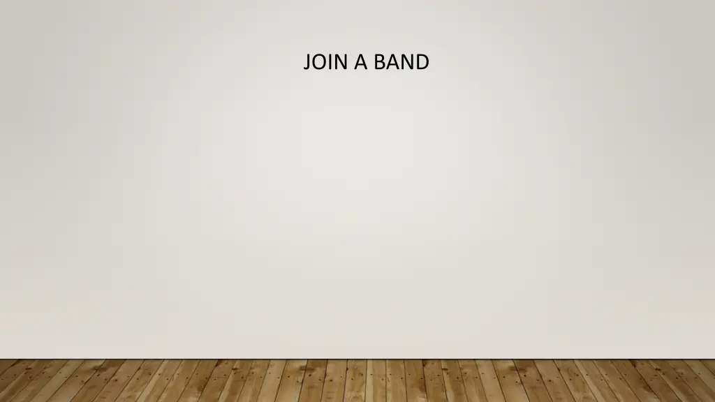 join a band