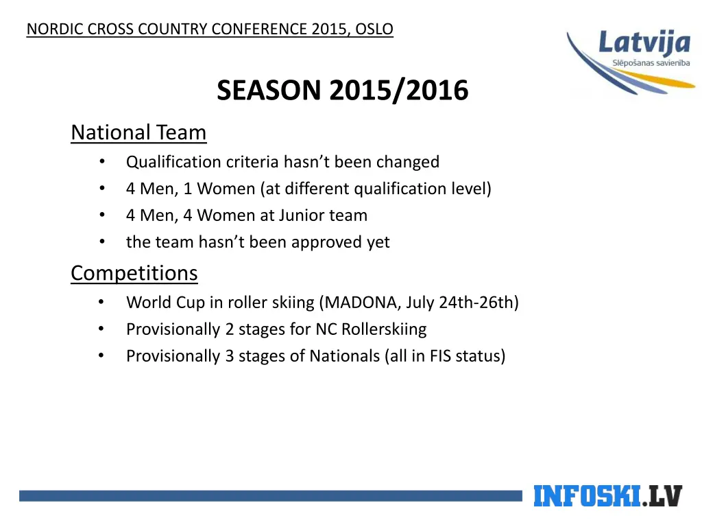 nordic cross country conference 2015 oslo 2