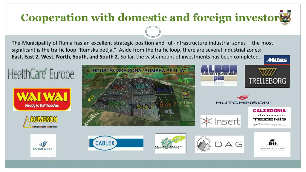 cooperation with domestic and foreign investors