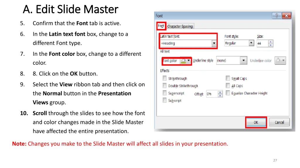 a edit slide master a edit slide master