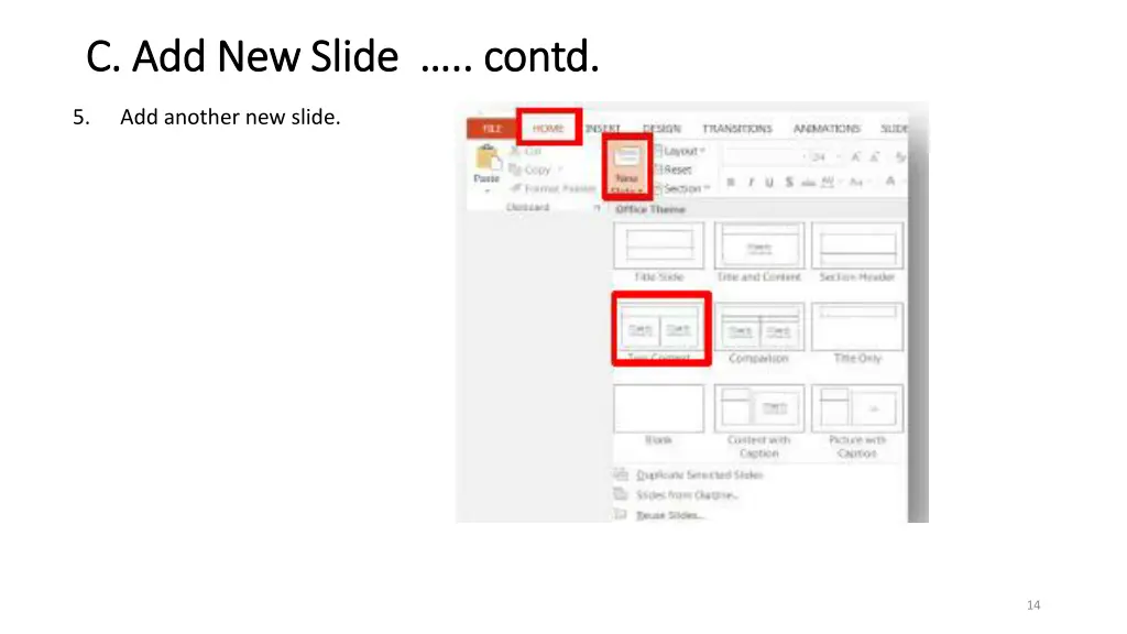 c add new slide contd c add new slide contd 1