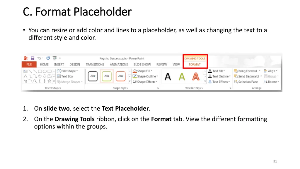 c format placeholder c format placeholder