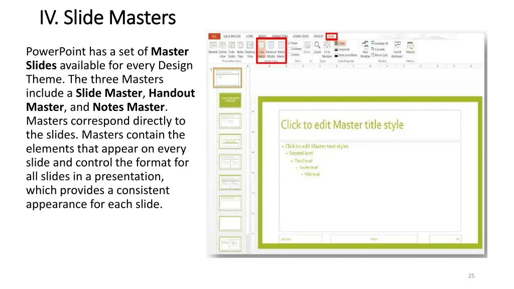 iv slide masters iv slide masters