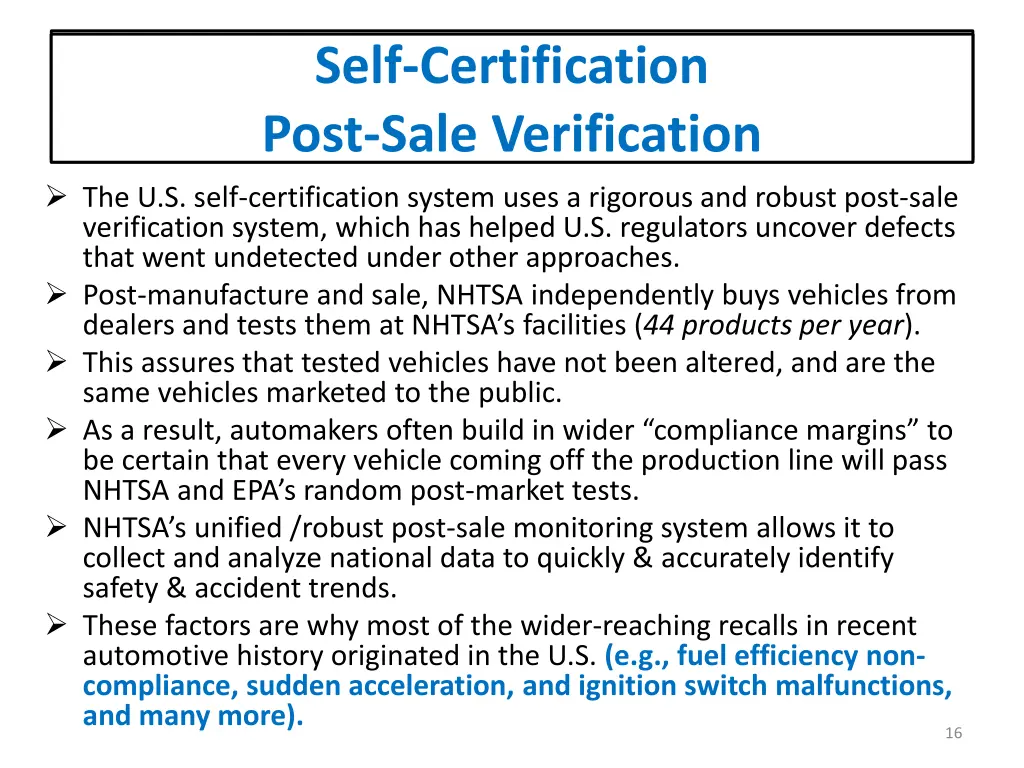 self certification